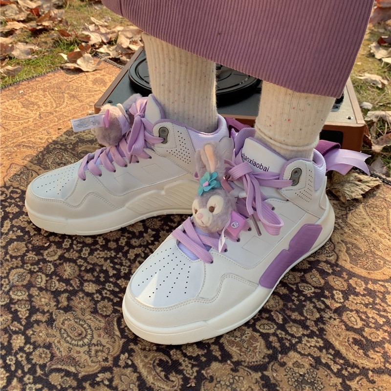 Fashion Sports Beautiful Purple Rabbit Bow Women's Lolita College Track Shoes Platform Student of the Female Lfc0, Beige.
Fashion Sports Beautiful Purple Rabbit Bow Women's Lolita College Track Shoes Platform Student of the Female Lfc0, Beige.