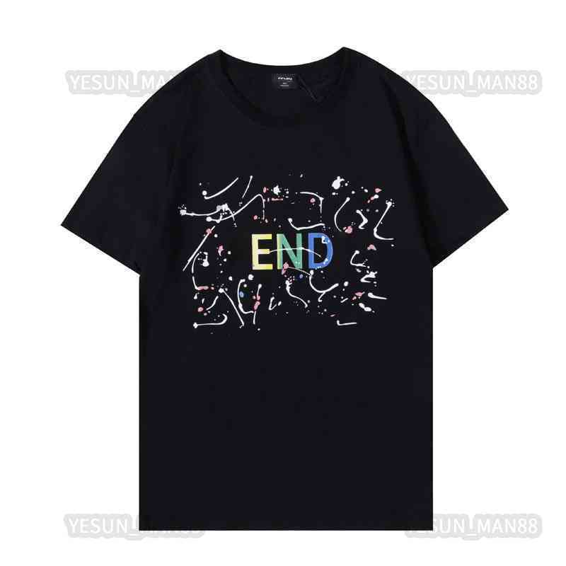 European Designer Luxury Fends Classic Fende Summer T Shirt Rainbow Splash Ink Letter FF Printed Fashion Mens And Womens Couple Short Sve Tee, White;black
European Designer Luxury Fends Classic Fende Summer T Shirt Rainbow Splash Ink Letter FF Printed Fashion Mens And Womens Couple Short Sve Tee, White;black