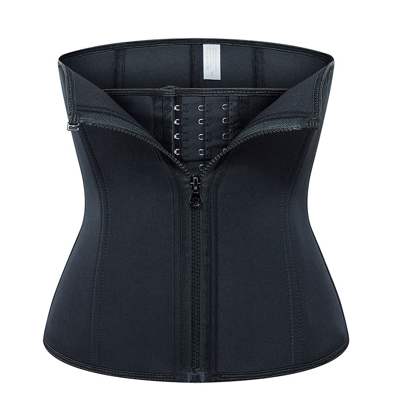 Vita Trainer Corsetto Cincher Addome Pancia Shapewear Gancio con cerniera Doppio controllo 9 Steelbones Dimagrante Body Shapers Cintura per le do