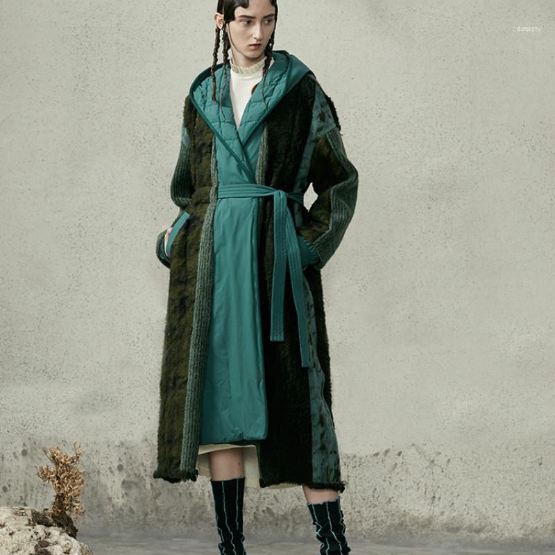 Women' Down & Parkas White Duck Coat Female Parka Belt Plus Size 2021 Harajuku Wool Puffer Outerwear Winter Lamb Woollen Coats Women Tops, Green
Women' Down & Parkas White Duck Coat Female Parka Belt Plus Size 2021 Harajuku Wool Puffer Outerwear Winter Lamb Woollen Coats Women Tops, Green
