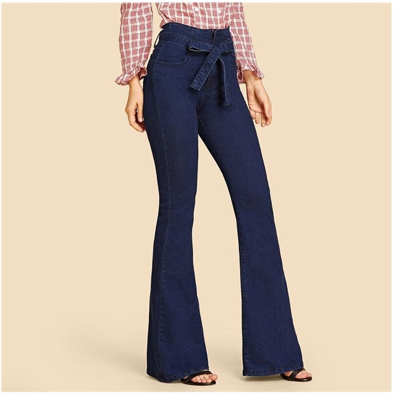 Bow Skinny Flare Jeans Women Mom High Waisted Plus Size Bell Bottom Stretch Trousers Bottoms 210603, Blue
Bow Skinny Flare Jeans Women Mom High Waisted Plus Size Bell Bottom Stretch Trousers Bottoms 210603, Blue