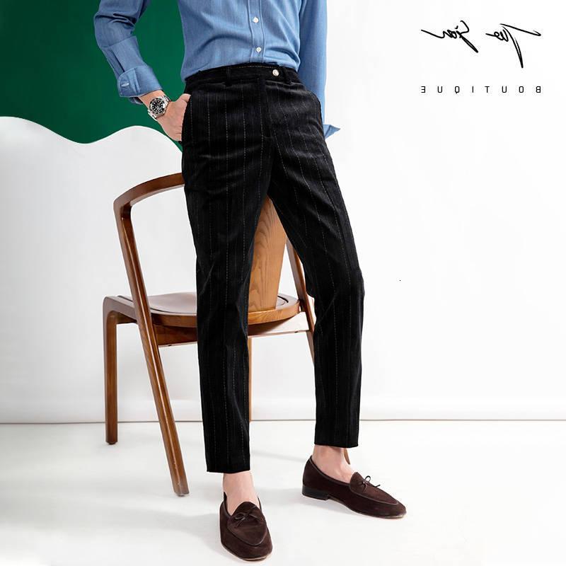 2021 Autumn Winter New Corduroy Striped Casual High Quality Pants Men's Slim Trend Business Small Straight Tube Trousers Elastic Qba5, Apricot
2021 Autumn Winter New Corduroy Striped Casual High Quality Pants Men's Slim Trend Business Small Straight Tube Trousers Elastic Qba5, Apricot