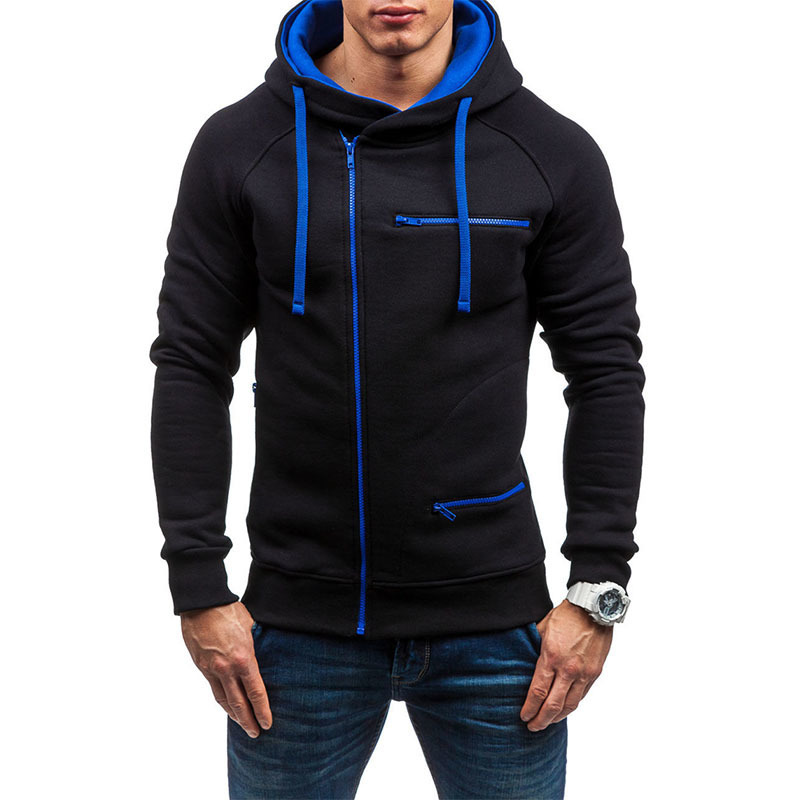 Men's sweatshirt autumn fashion Casual Solid Hoodies Men pullover hoodie streetwear Hip hop Harajuku zipper hoodie men 201020
