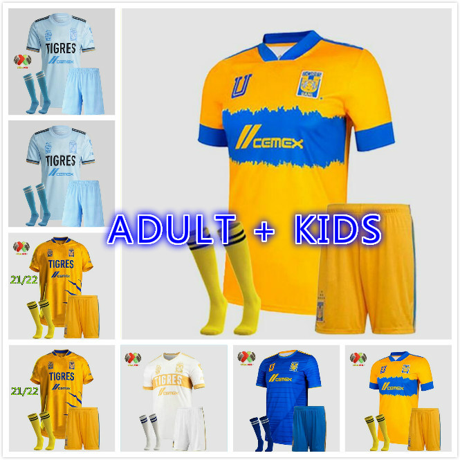 Adult kids kit 21 22 Tigres home soccer jerseys 7 stars Thailand Quality 2021 2022 GIGNAC Away Camiseta de Foot Maillot Shirt VARGAS DAMIAN Football Shirts
Adult kids kit 21 22 Tigres home soccer jerseys 7 stars Thailand Quality 2021 2022 GIGNAC Away Camiseta de Foot Maillot Shirt VARGAS DAMIAN Football Shirts