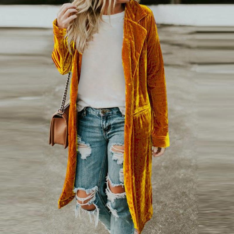 Women's Trench Coats Fashion Winter Women Lapel Cardigan Overcoat Buttons Long Jacket Casual Solid Color Velvet Office Lady Elegant, Tan;black
Women's Trench Coats Fashion Winter Women Lapel Cardigan Overcoat Buttons Long Jacket Casual Solid Color Velvet Office Lady Elegant, Tan;black