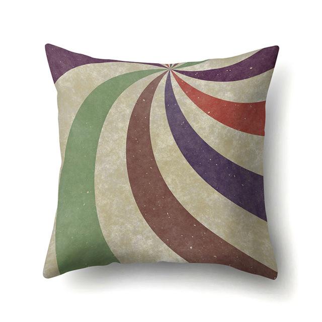 Twill Pattern Pillowcase, Square Linen Pillowcase, Bedroom Decorative Pillowcase for Home Hotel Car, Size 45cmx45cm. Pillow Case