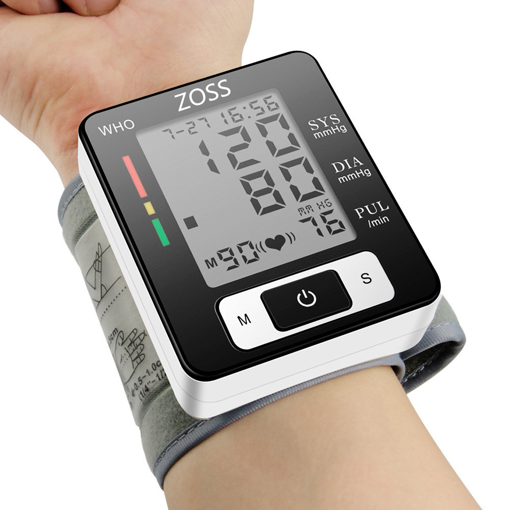 ZOSS English or Russian Voice Cuff Wrist Sphygmomanometer Blood Presure Meter Monitor Heart Rate Pulse Portable Tonometer BP
ZOSS English or Russian Voice Cuff Wrist Sphygmomanometer Blood Presure Meter Monitor Heart Rate Pulse Portable Tonometer BP