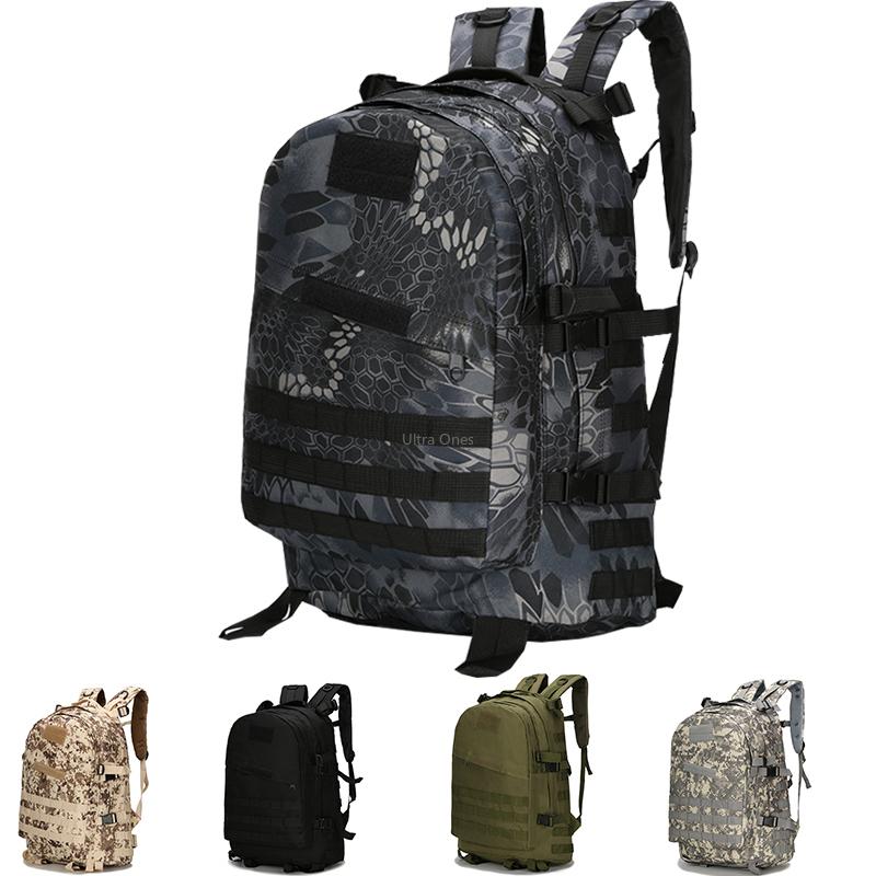 Outdoor Bags 40L Waterproof Tactical Backpack Molle Camouflage Hunting Hiking Rucksack Multicam Shooting Travel Climbing Bag