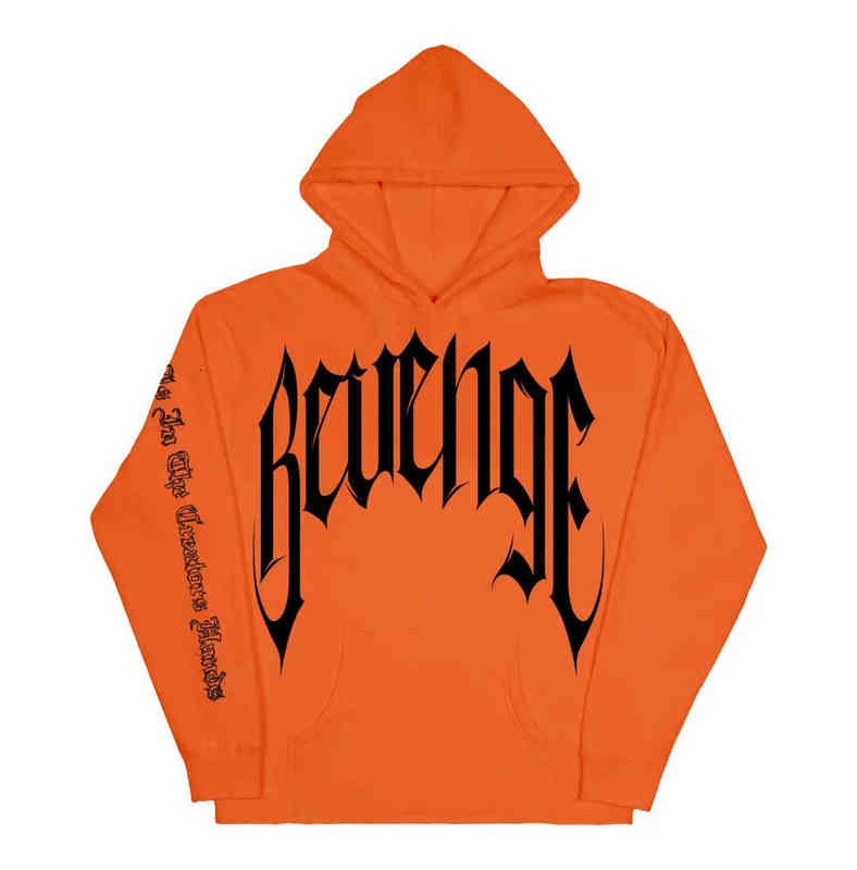 Revenge Revenge Skeleton Hoodie Guard Tide Brand Men's High Street Coat Couple Ins Versatile