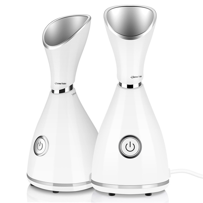 Face Steamer Vapour Ion Facial Steamer Skin Face Care Cleaner Sprayer Humidifier Moisturizer Beauty Aroma Herbal Steaming Device Vaporizador Facial De