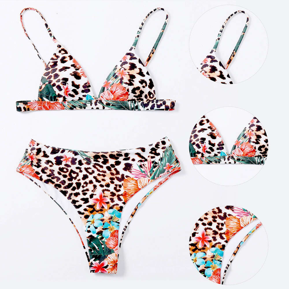 Bikini Women's Leopard Printing Set Split Swimsuit Sexy Swimwear Two-piece Separates Adjustable Shoulder Strap Push-up Mid Waist, White;black
Bikini Women's Leopard Printing Set Split Swimsuit Sexy Swimwear Two-piece Separates Adjustable Shoulder Strap Push-up Mid Waist, White;black