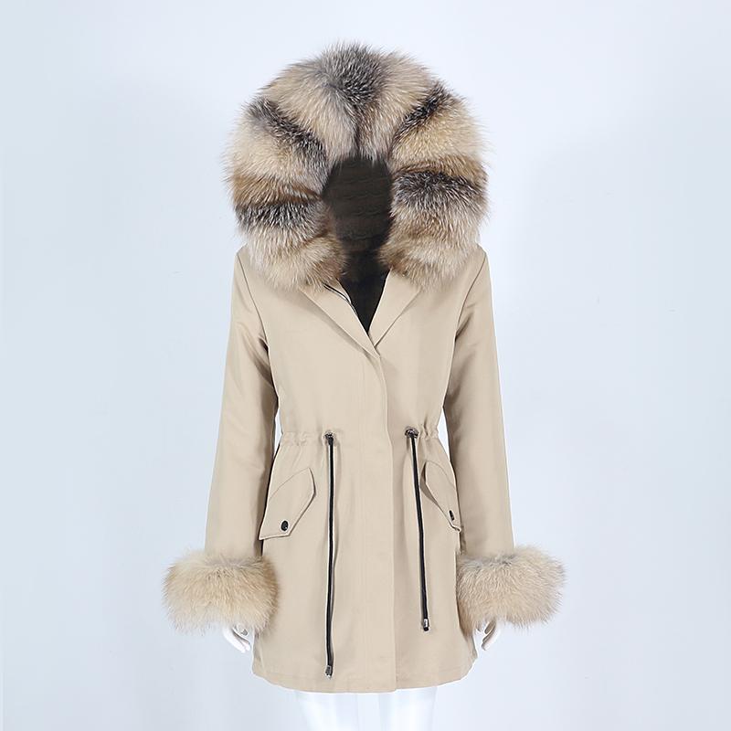 OFTBUY 2021 Waterproof Long Parka Real Fur Coat Winter Jacket Women Natural Fox Fur Collar Hooded Cuffs Thick Warm Detachable, Beige new fur
OFTBUY 2021 Waterproof Long Parka Real Fur Coat Winter Jacket Women Natural Fox Fur Collar Hooded Cuffs Thick Warm Detachable, Beige new fur