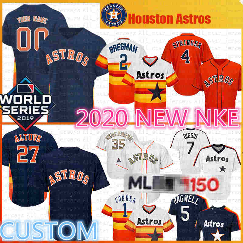 2 Alex Bregman 27 Jose Altuve Custom 2020 Baseball Jersey Nolan Ryan Craig Biggio Carlos Correa George Springer Jeff Bagwell Chipper Jones, Blue;black
2 Alex Bregman 27 Jose Altuve Custom 2020 Baseball Jersey Nolan Ryan Craig Biggio Carlos Correa George Springer Jeff Bagwell Chipper Jones, Blue;black