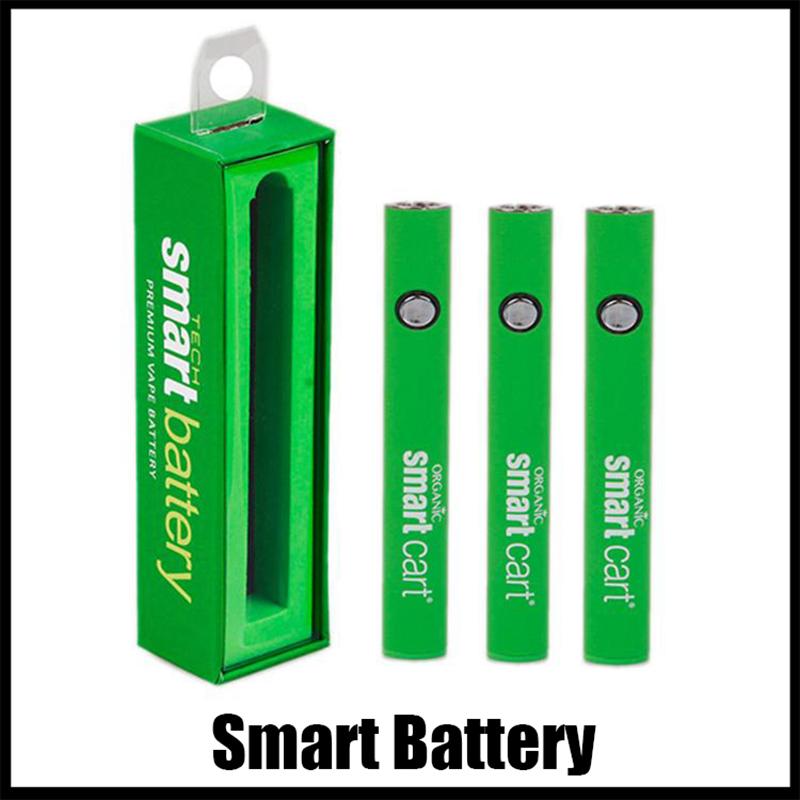 Smart Battery 510 Thread Battery Vape Pens Preheat Battery EGO T Variable Voltage For SmartCart Thick Oil Vaporizer Pen Box Packaging DHL
Smart Battery 510 Thread Battery Vape Pens Preheat Battery EGO T Variable Voltage For SmartCart Thick Oil Vaporizer Pen Box Packaging DHL