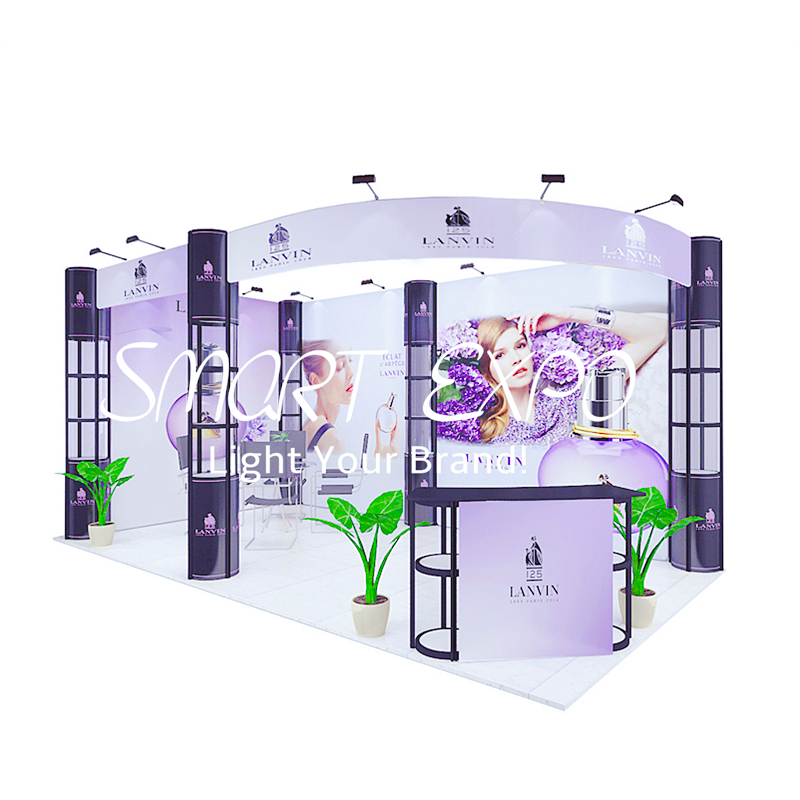 Standard 20ft*10ft Modular Folding Booth Advertising Display Stand with Custom Graphic Printing