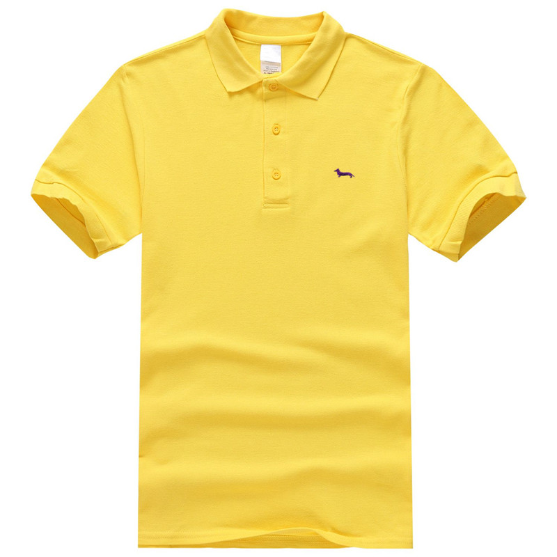 Trend New Men's Summer Polo Shirt 100% Cotton Hot Sell Harmont Solid Slim Fit Thirteen Colors Blaine Breathable Soft Shirts Short Sleeve Top