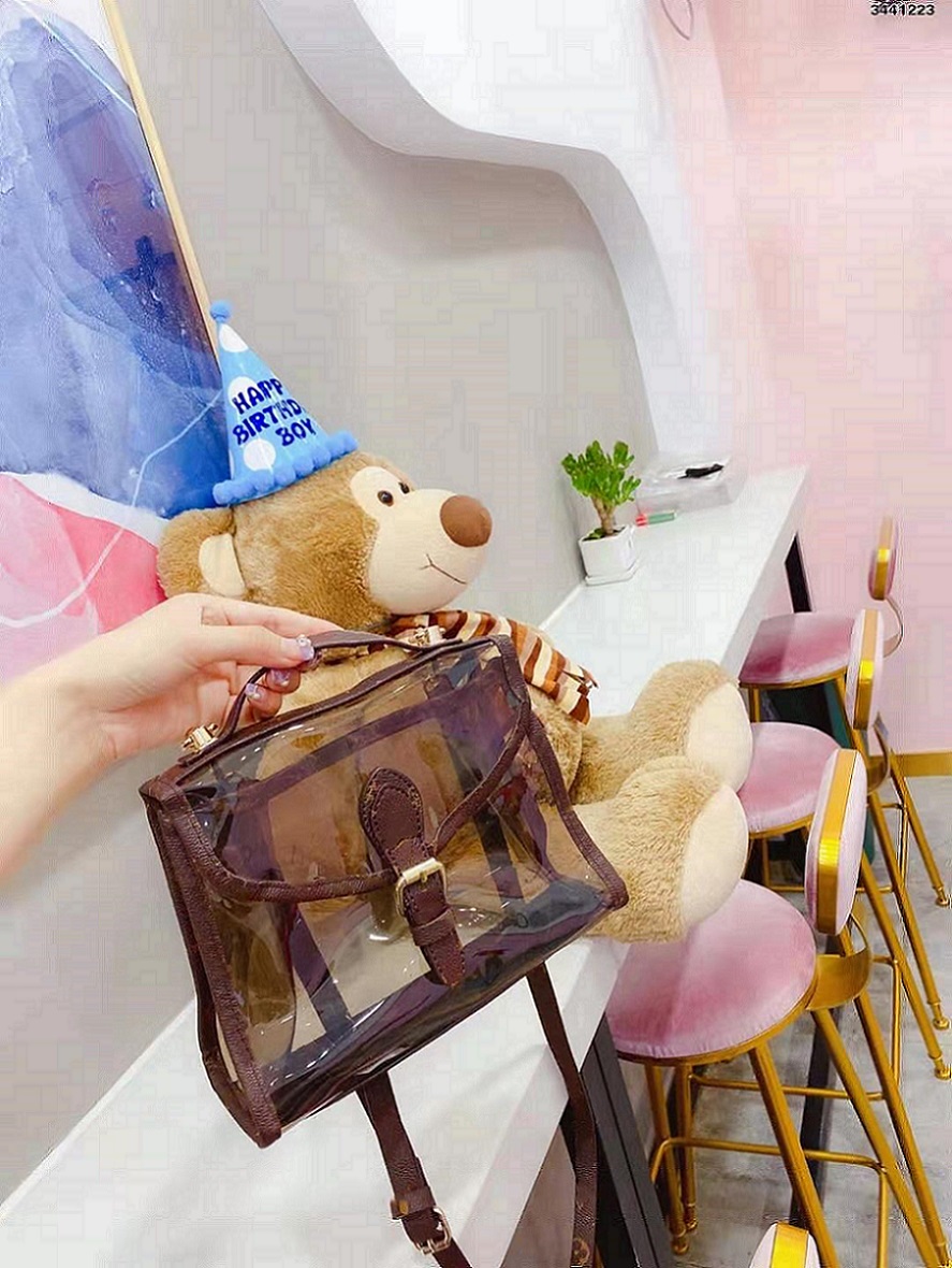 2021 Spring and Summer New Cosmetic bags Fashion Leisure one-shoulder bag Satchelbag temperament transparent Jelly bagss chain bag handbag, Brown
2021 Spring and Summer New Cosmetic bags Fashion Leisure one-shoulder bag Satchelbag temperament transparent Jelly bagss chain bag handbag, Brown