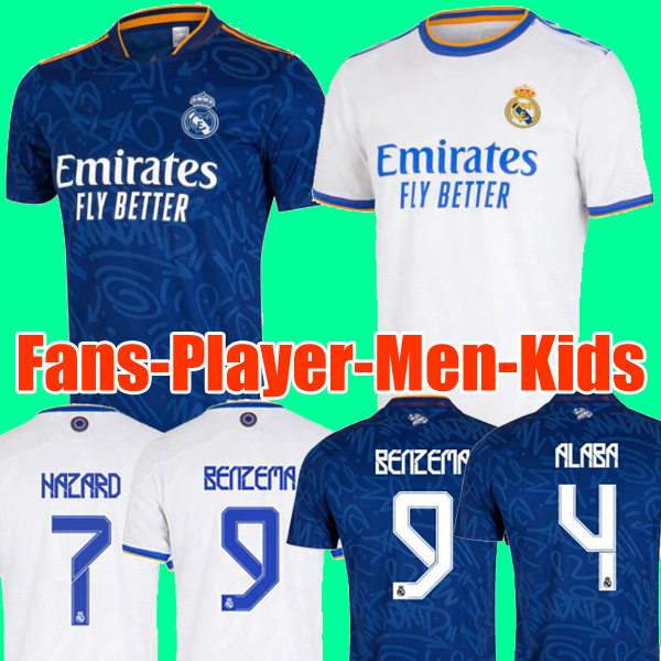 Real madrid jerseys Top thailand BENZEMA soccer 21 22 fans player version soccer football shirts ALABA HAZARD CASEMIRO MODRIC 2022 camiseta men + kids kit sets uniform, Men home fans
Real madrid jerseys Top thailand BENZEMA soccer 21 22 fans player version soccer football shirts ALABA HAZARD CASEMIRO MODRIC 2022 camiseta men + kids kit sets uniform, Men home fans