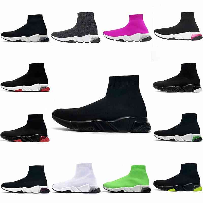 With Box High Quality Paris Mens Womens Casual Shoes Speed clear sole Trainers Knit Sock White Black Khaki Watermark balencaiga sneakers, 11
With Box High Quality Paris Mens Womens Casual Shoes Speed clear sole Trainers Knit Sock White Black Khaki Watermark balencaiga sneakers, 11