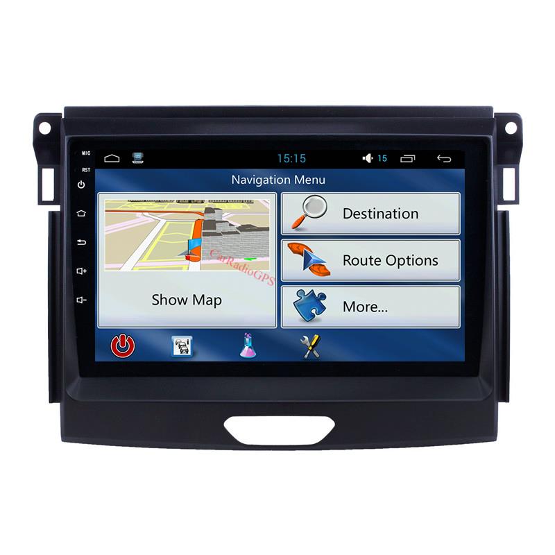 car dvd GPS Navigation Radio Player for Ford Ranger-2015 with USB WIFI Music AUX support Carplay Android 10 9 inch Touchscreen
