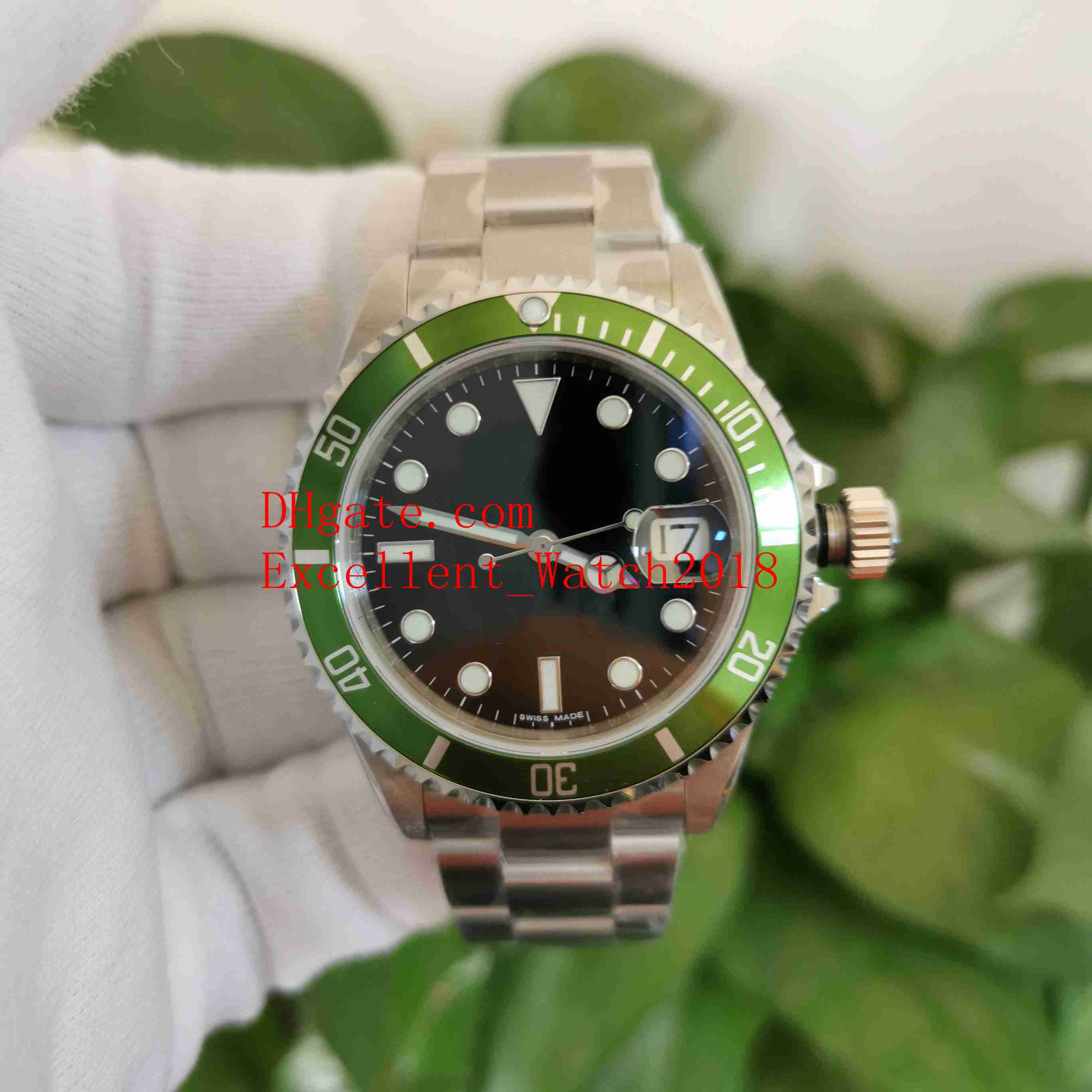 Vintage Wristwatches BP Factory 40mm 16610 Stainless Steel Green Alloy Bezel Black Dial Asia 2813 Movement Automatic Mens Watch Watches
Vintage Wristwatches BP Factory 40mm 16610 Stainless Steel Green Alloy Bezel Black Dial Asia 2813 Movement Automatic Mens Watch Watches