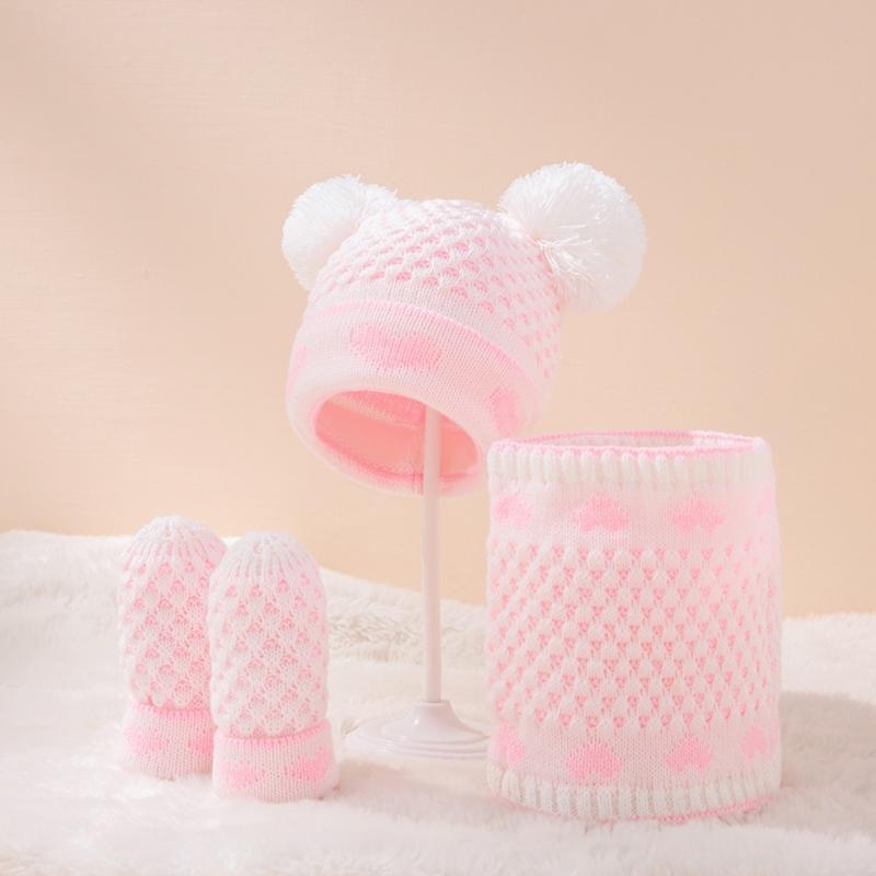 Caps & Hats Winter Children Hat 2022 Cute Cap Scarf Gloves Suit For Girl Boy Baby Beanies 
Caps & Hats Winter Children Hat 2022 Cute Cap Scarf Gloves Suit For Girl Boy Baby Beanies