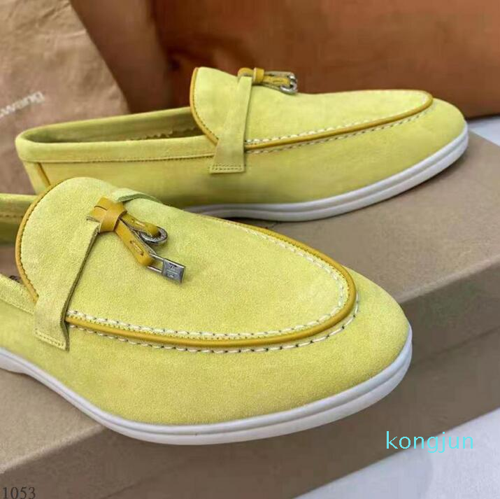 Leather Mens Suede Women dress shoes Luxury lock designer Loro Walk party Flats Moccasin business shoe RMKP
Leather Mens Suede Women dress shoes Luxury lock designer Loro Walk party Flats Moccasin business shoe RMKP