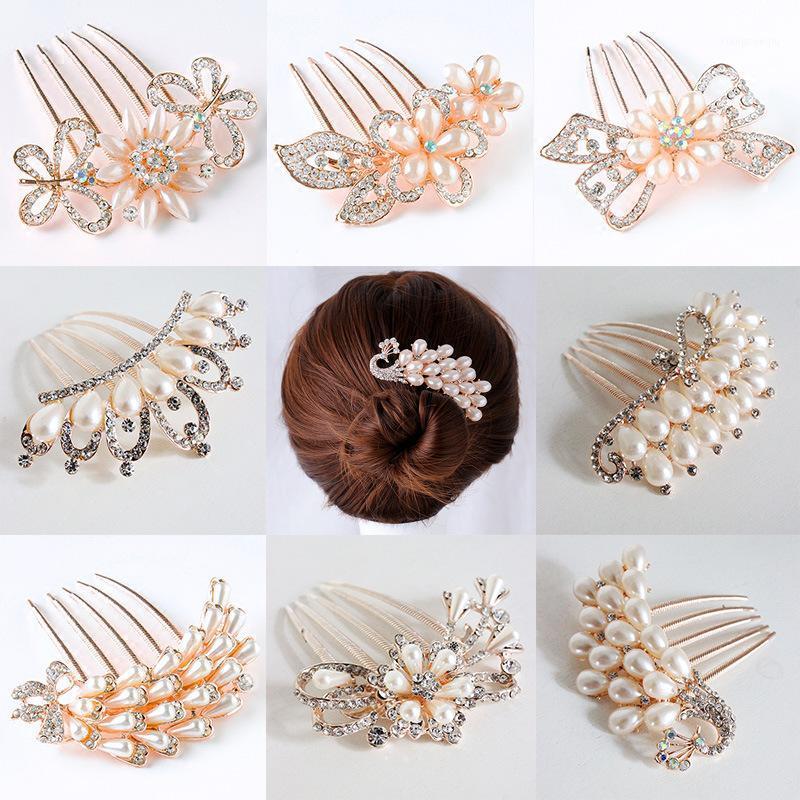 Pearl Crystal Wedding Hair Combs Accessories For Bridal Flower Headpiece Women Ball Head Maker Ornaments Jewelry Clips & Barrettes, Golden;silver
Pearl Crystal Wedding Hair Combs Accessories For Bridal Flower Headpiece Women Ball Head Maker Ornaments Jewelry Clips & Barrettes, Golden;silver