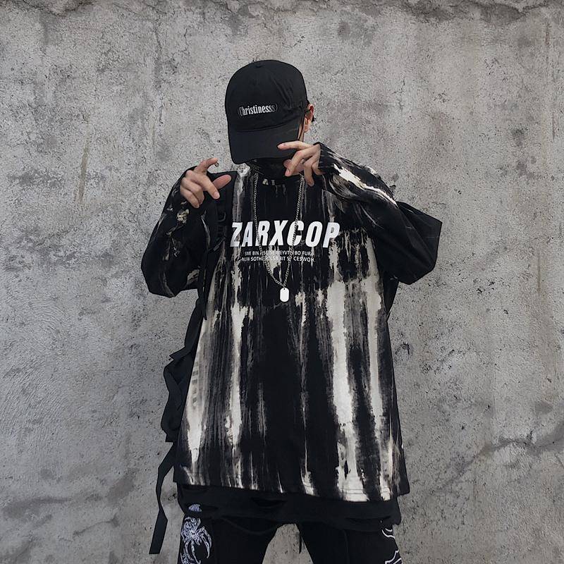 2021 Cool Tie Dye Tshirt Streetwear Men Hip Hop Oversized Loose Pullover T-shirt Long Sleeve Casual Top Tees Spring New Fashion Tops Cxbs
2021 Cool Tie Dye Tshirt Streetwear Men Hip Hop Oversized Loose Pullover T-shirt Long Sleeve Casual Top Tees Spring New Fashion Tops Cxbs