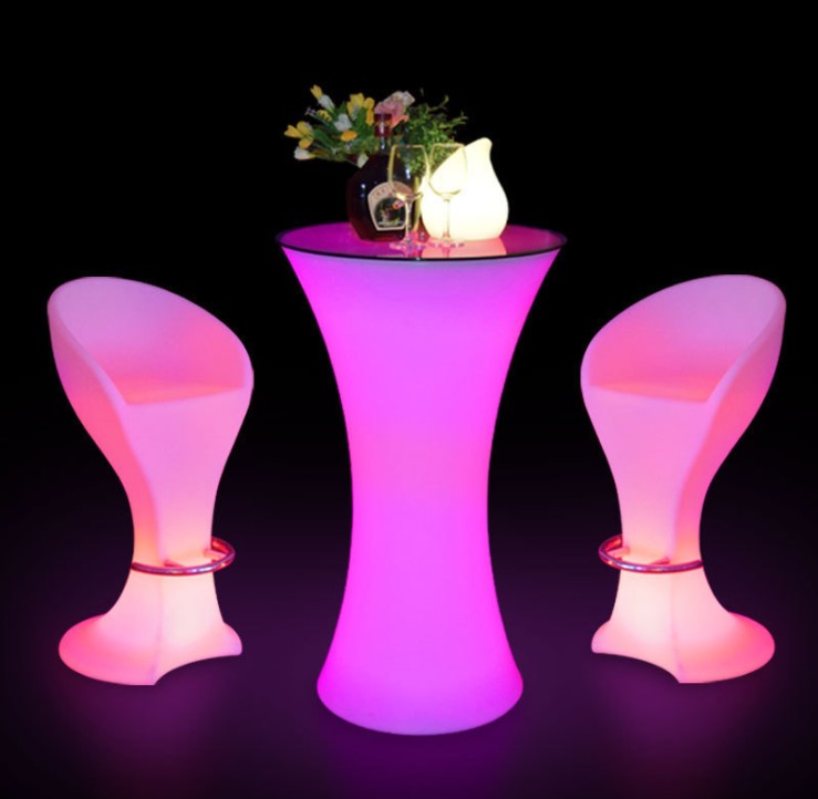 Factory LED Plastic Bar Chair Commercial Furniture Stool Lighting table Multi Color Changing Luminous
Factory LED Plastic Bar Chair Commercial Furniture Stool Lighting table Multi Color Changing Luminous