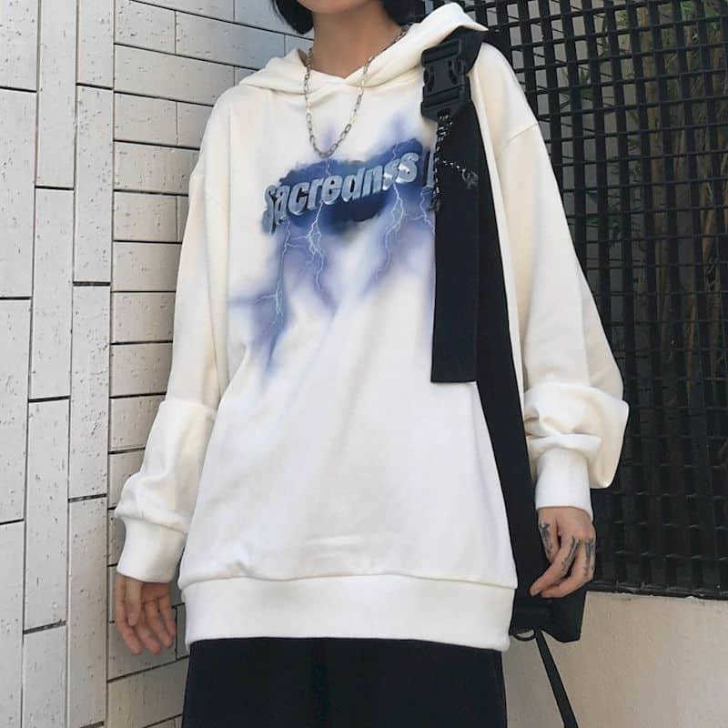Hoodies Korean version autumn winter long-sleeved hooded loose and versatile personality Harajuku letter printed sweatshirt 210526, White velvet
Hoodies Korean version autumn winter long-sleeved hooded loose and versatile personality Harajuku letter printed sweatshirt 210526, White velvet