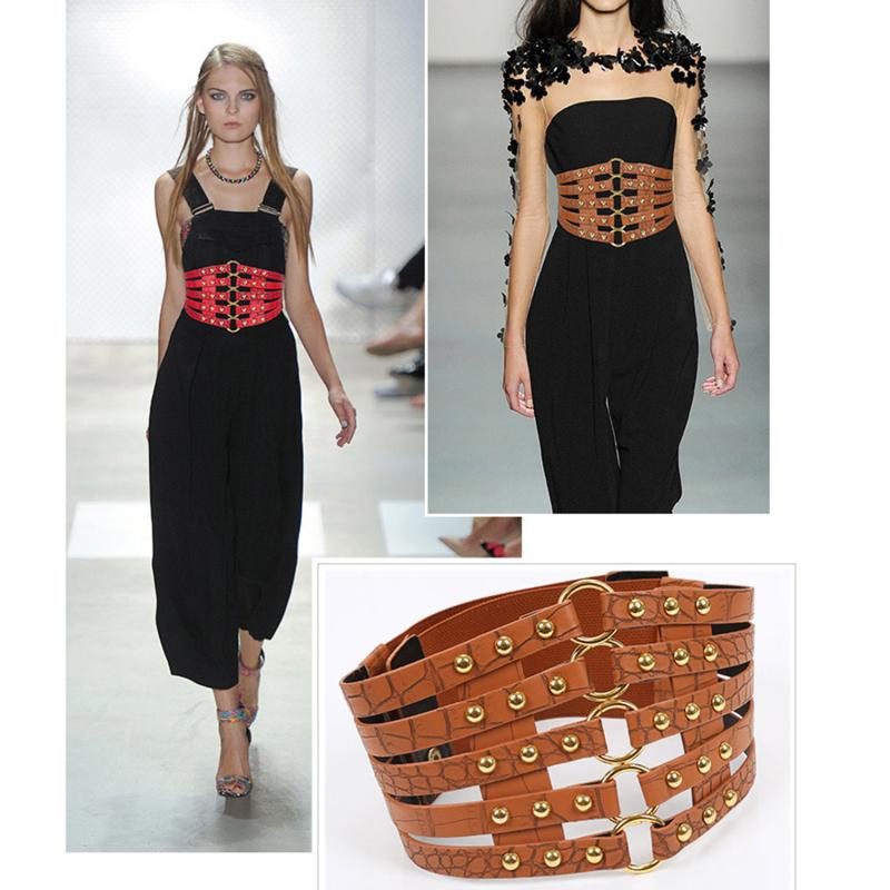 Belts 2021 Vintage Design Brand Metal Ring Gold Belt Ladies Women Fashion Rivet Wide Waist 5 Straps Pu Leather, Black;brown
Belts 2021 Vintage Design Brand Metal Ring Gold Belt Ladies Women Fashion Rivet Wide Waist 5 Straps Pu Leather, Black;brown