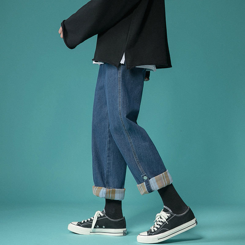 2021 New Male Plaid Printing Strain Adjustment Casual Cargo Thin Brim Pants Straight Biker Blue/black Denim Dwlo, Light blue.
2021 New Male Plaid Printing Strain Adjustment Casual Cargo Thin Brim Pants Straight Biker Blue/black Denim Dwlo, Light blue.