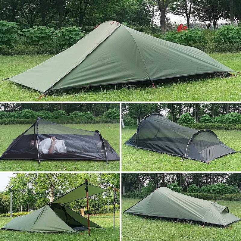 Tents And Shelters Ultralight Outdoor Camping Tent Single Person Water Resistant Aviation Aluminum Support Portable Sleeping
Tents And Shelters Ultralight Outdoor Camping Tent Single Person Water Resistant Aviation Aluminum Support Portable Sleeping