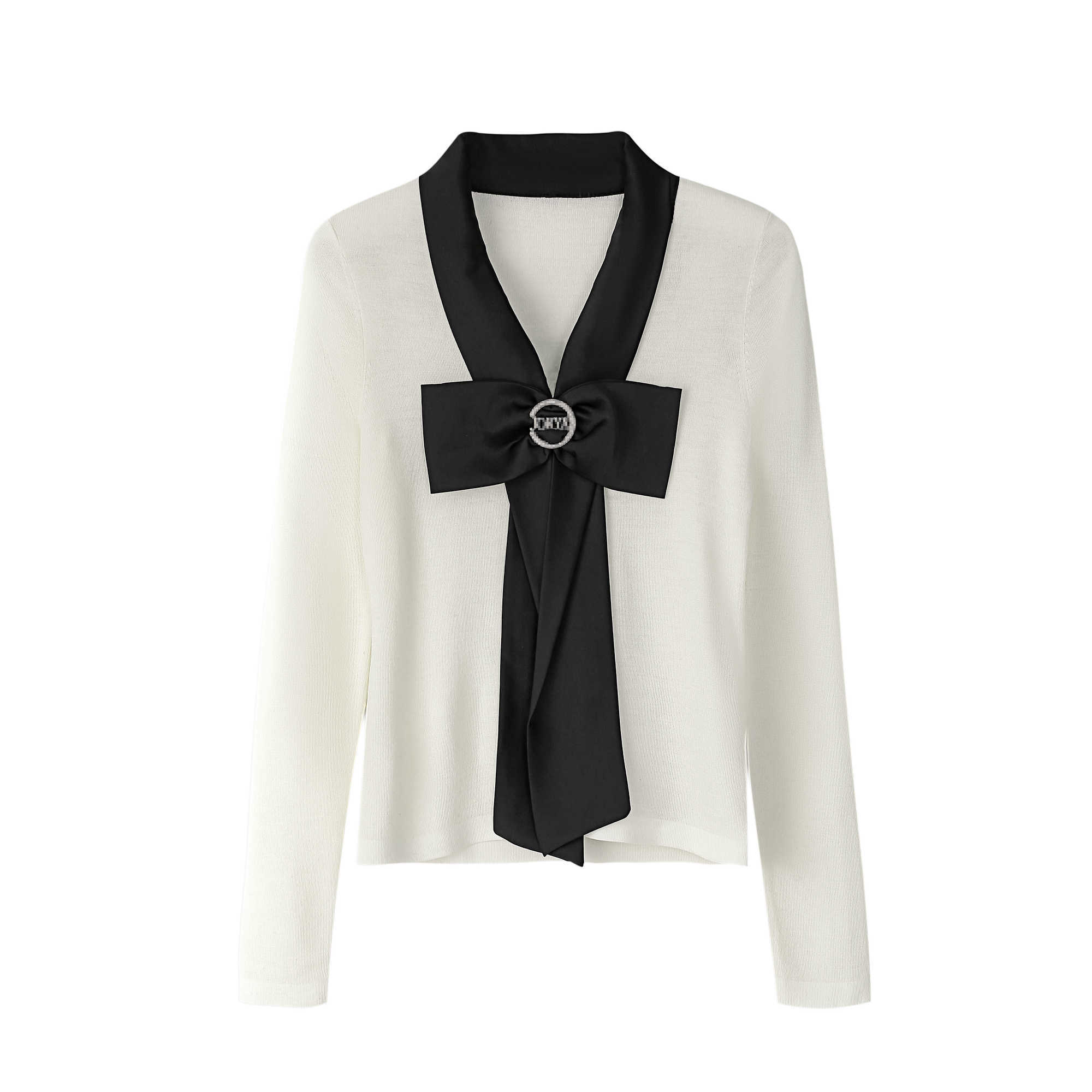 VANOVICH Korean Spring and Summer Women' Bow Collar Fashion Top Office Lady Thin Pull Over Sweater Women 210615, Black
VANOVICH Korean Spring and Summer Women' Bow Collar Fashion Top Office Lady Thin Pull Over Sweater Women 210615, Black