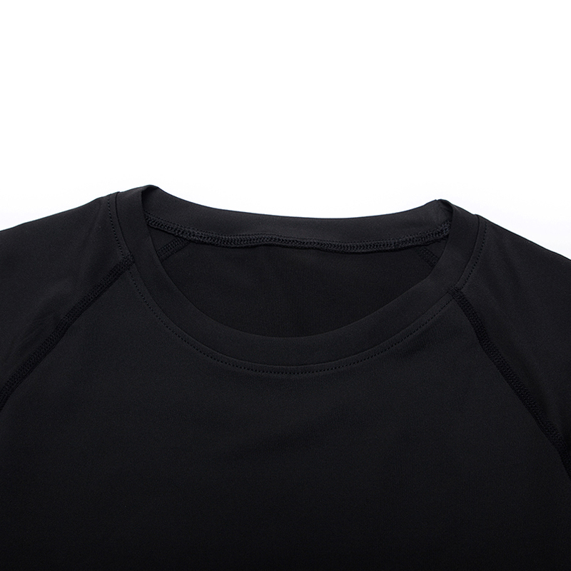 Men's Tops T-Shirts Fitness Shirt Short Sleeve Solid Color T-Shirt Tights Breathable bodybuilding clothes Men's muscle shirt 210225