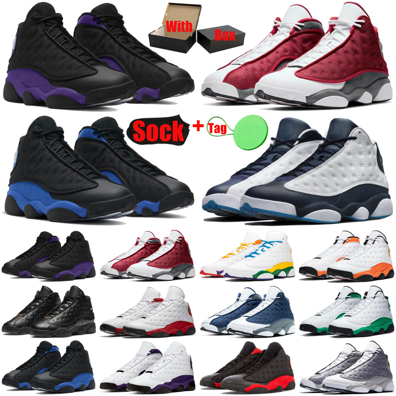 With Box&Sock&Tag 13 13s men shoes Obsidian Red Flint Hyper Royal Gold Glitter Chicago Black Cat Court Purple mens trainers sports sneakers, #19 cap and gown
With Box&Sock&Tag 13 13s men shoes Obsidian Red Flint Hyper Royal Gold Glitter Chicago Black Cat Court Purple mens trainers sports sneakers, #19 cap and gown