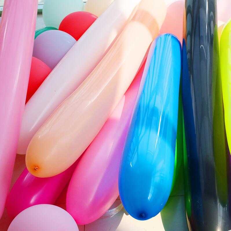 660 Long Magic Balloons Tying Twisting Balloon Creative Variety Modeling Big Magic Balloon Wedding Birthday Decoration Y0622