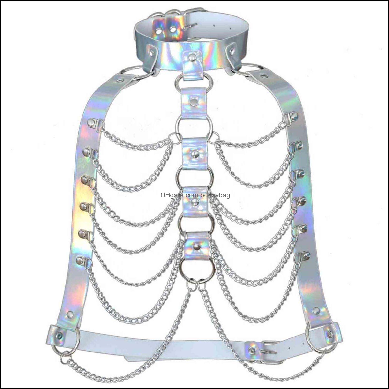 Belts & Accessories Fashion Laser Pu Leather Harns Cage Bra Adjust Lingerie Body Bondage Sexy Hollow Out Tops Punk Goth Metal Chain Waist Dr, Black;brown
Belts & Accessories Fashion Laser Pu Leather Harns Cage Bra Adjust Lingerie Body Bondage Sexy Hollow Out Tops Punk Goth Metal Chain Waist Dr, Black;brown