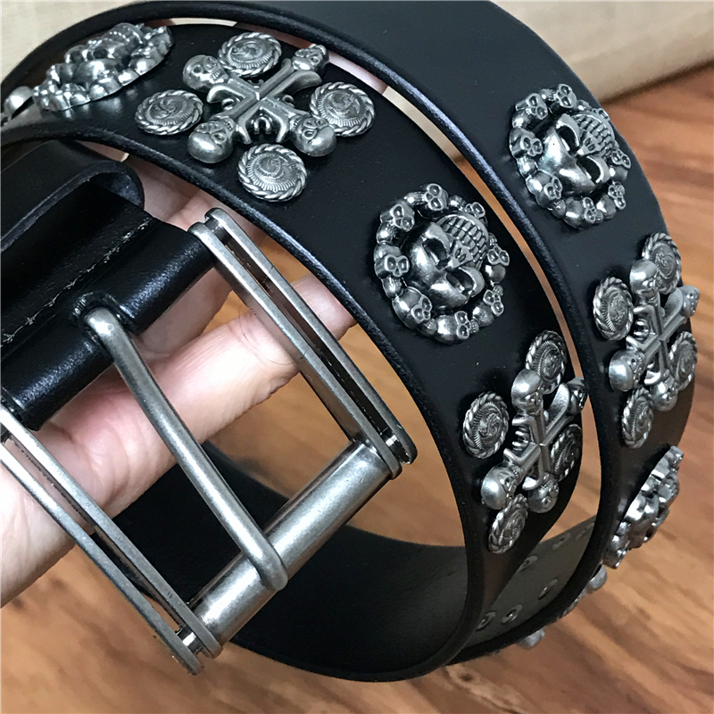 2021 New Skull for Heavy Metal Vintage Rivet Punk Belt Jeans Belts Men Leather Stud Men's Strap Wide Tbt0044 L9wf, Black 
2021 New Skull for Heavy Metal Vintage Rivet Punk Belt Jeans Belts Men Leather Stud Men's Strap Wide Tbt0044 L9wf, Black