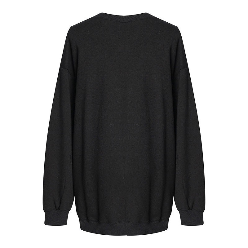 Patchwork Ruffle Womens Sweatshirt Long Sleeve Hit Colors Irregular Pullover Tops Female 2021 Autumn Fashion New, Black
Patchwork Ruffle Womens Sweatshirt Long Sleeve Hit Colors Irregular Pullover Tops Female 2021 Autumn Fashion New, Black