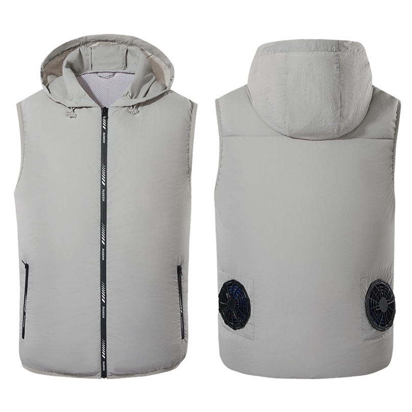 Summer Fan Equipped Clothing UV Resistant Cooling Vest For Men 5V USB Powered Air Conditioned Coat Summer Cooling Sleeveless 211111, Just black fan
Summer Fan Equipped Clothing UV Resistant Cooling Vest For Men 5V USB Powered Air Conditioned Coat Summer Cooling Sleeveless 211111, Just black fan