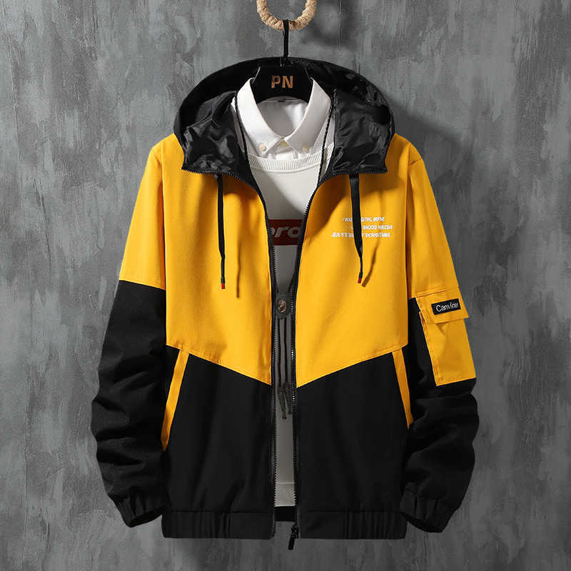 Jackets Men Fashion Hip Hop Windbreaker Coats Casual Jacket Men Cargo Bomber Mens Jackets Coats Outwear Streetwear Wholesale 210818