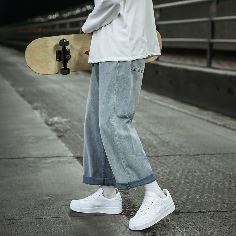 2021 New Men' Teenager Wide Leg Loose Baggy Homme Casual Pants Classic Cargo Pocket Jeans Blue Color Trousers -2xl 46ys
2021 New Men' Teenager Wide Leg Loose Baggy Homme Casual Pants Classic Cargo Pocket Jeans Blue Color Trousers -2xl 46ys