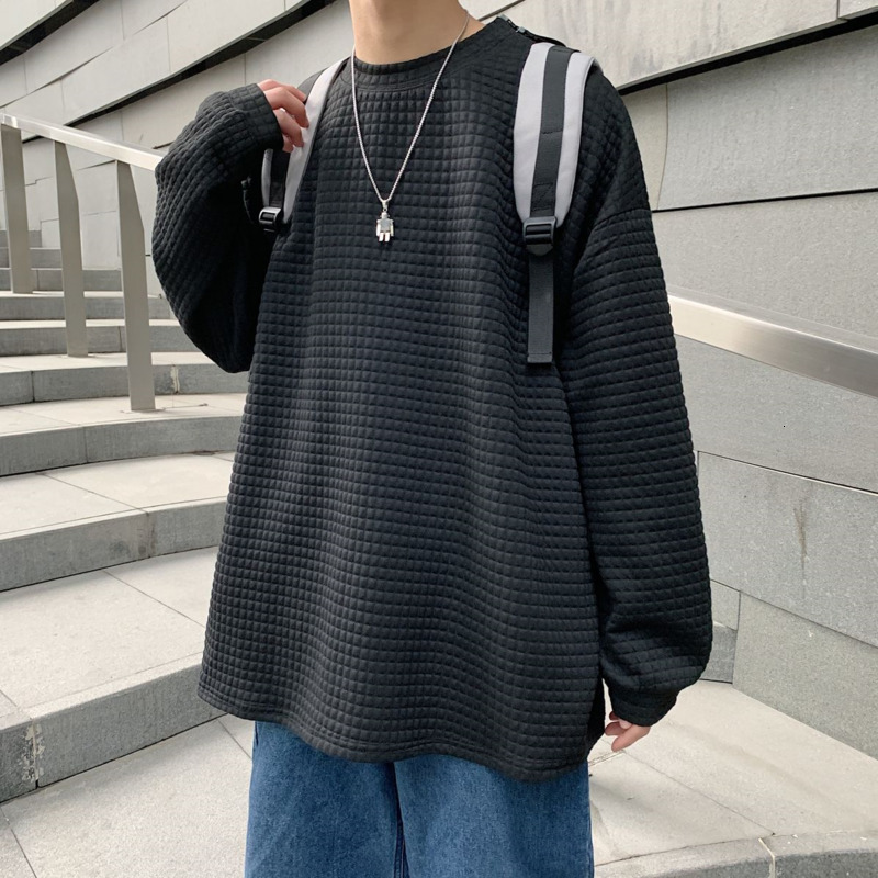 2021 New Spring Plaid T-shirt Men's Fashion Casual Retro O-neck t Shirt Men Streetwear Korean Loose Long-sleeved Tshirt Mens Tops M-2xl Avwj, Black 
2021 New Spring Plaid T-shirt Men's Fashion Casual Retro O-neck t Shirt Men Streetwear Korean Loose Long-sleeved Tshirt Mens Tops M-2xl Avwj, Black