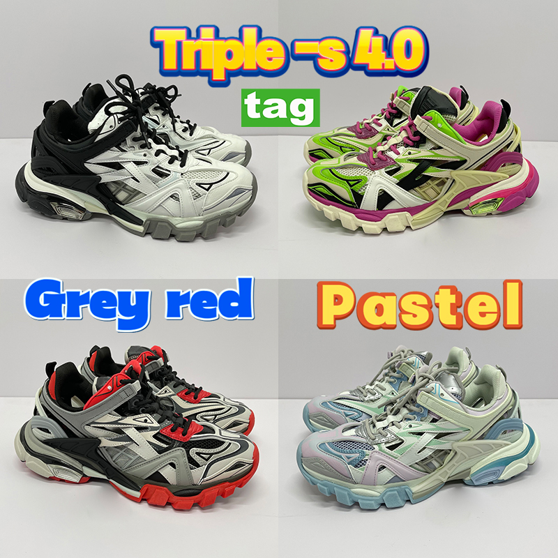 Fashion Paris Triple-s track 4.0 Casual shoes fluo yellow triple black white pastel Burgundy beige multicolor women sneakers blue grey Designer men trainers with tag, #13- bubble wrap packaging
Fashion Paris Triple-s track 4.0 Casual shoes fluo yellow triple black white pastel Burgundy beige multicolor women sneakers blue grey Designer men trainers with tag, #13- bubble wrap packaging