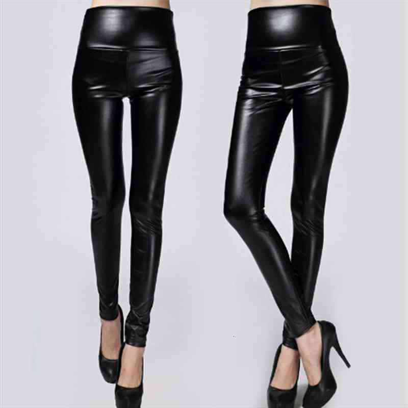 1pc Fashion Waist High Trousers Skinny Pants Women Black Leather Chic Winter Thickened Leggings Warm Pants
1pc Fashion Waist High Trousers Skinny Pants Women Black Leather Chic Winter Thickened Leggings Warm Pants