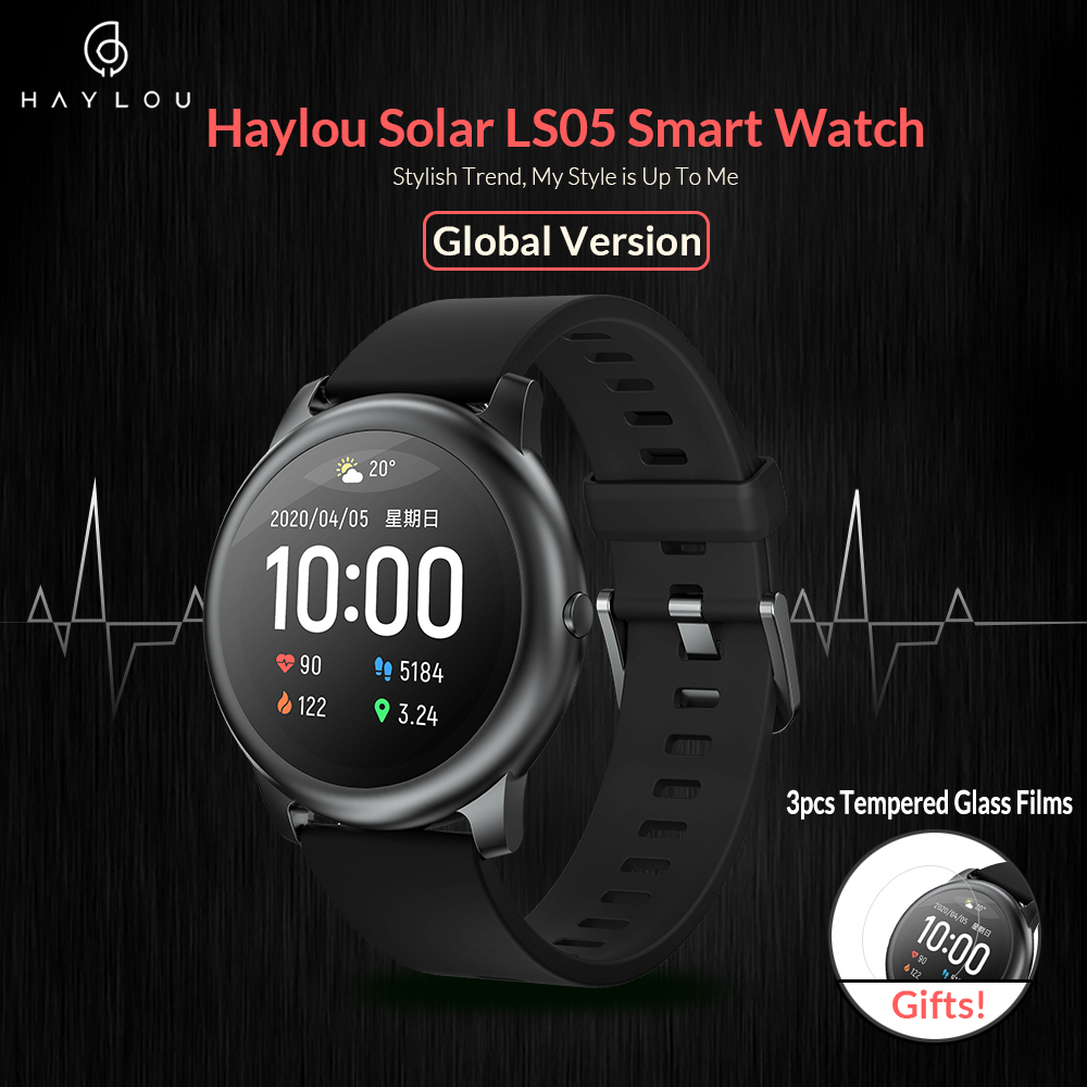 Haylou Solar Smart Watch LS05 Sport Metal Heart Rate Sleep Monitor IP68 Waterproof iOS Android Global Version from Youping
Haylou Solar Smart Watch LS05 Sport Metal Heart Rate Sleep Monitor IP68 Waterproof iOS Android Global Version from Youping