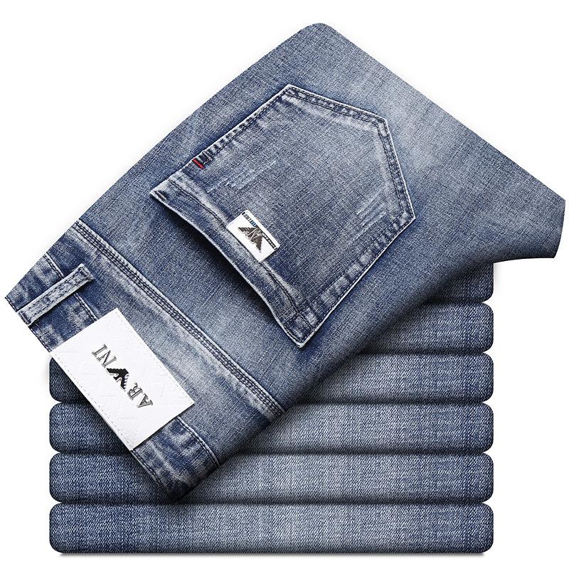 Men's Jeans Blue Spring Cotton Slim Elastic Ltaly Eagle Brand Fashion Business Trousers Male Casual Classic Summer Denim Pants, Blue-1
Men's Jeans Blue Spring Cotton Slim Elastic Ltaly Eagle Brand Fashion Business Trousers Male Casual Classic Summer Denim Pants, Blue-1