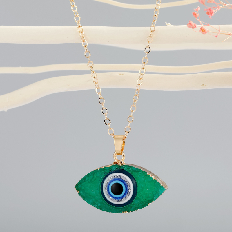 Colorful Evil Eye Pendant Necklace Devil Eyes Charm Necklaces Jewelry for Wholesale